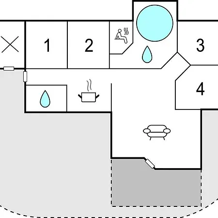 Hébergement de vacances Superbe Maison à Avec Sauna Otterup